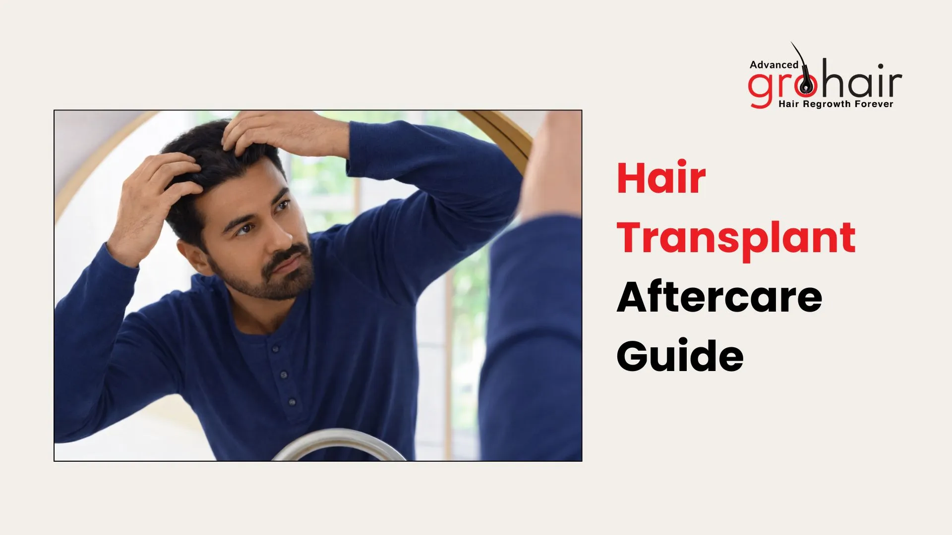 Hair Transplant Aftercare Guide in chennai