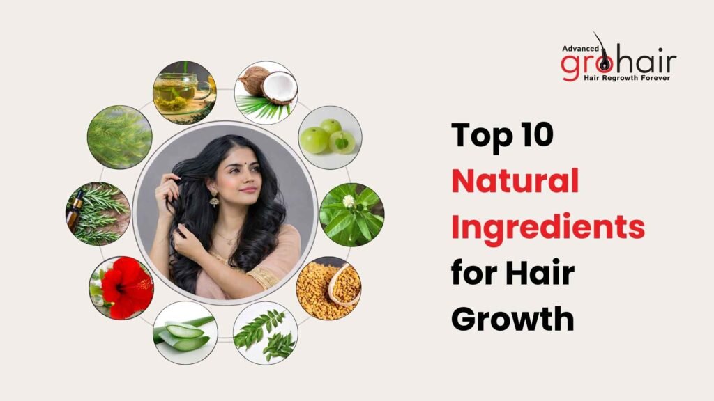 Top 10 Natural Ingredients for Hair Growth