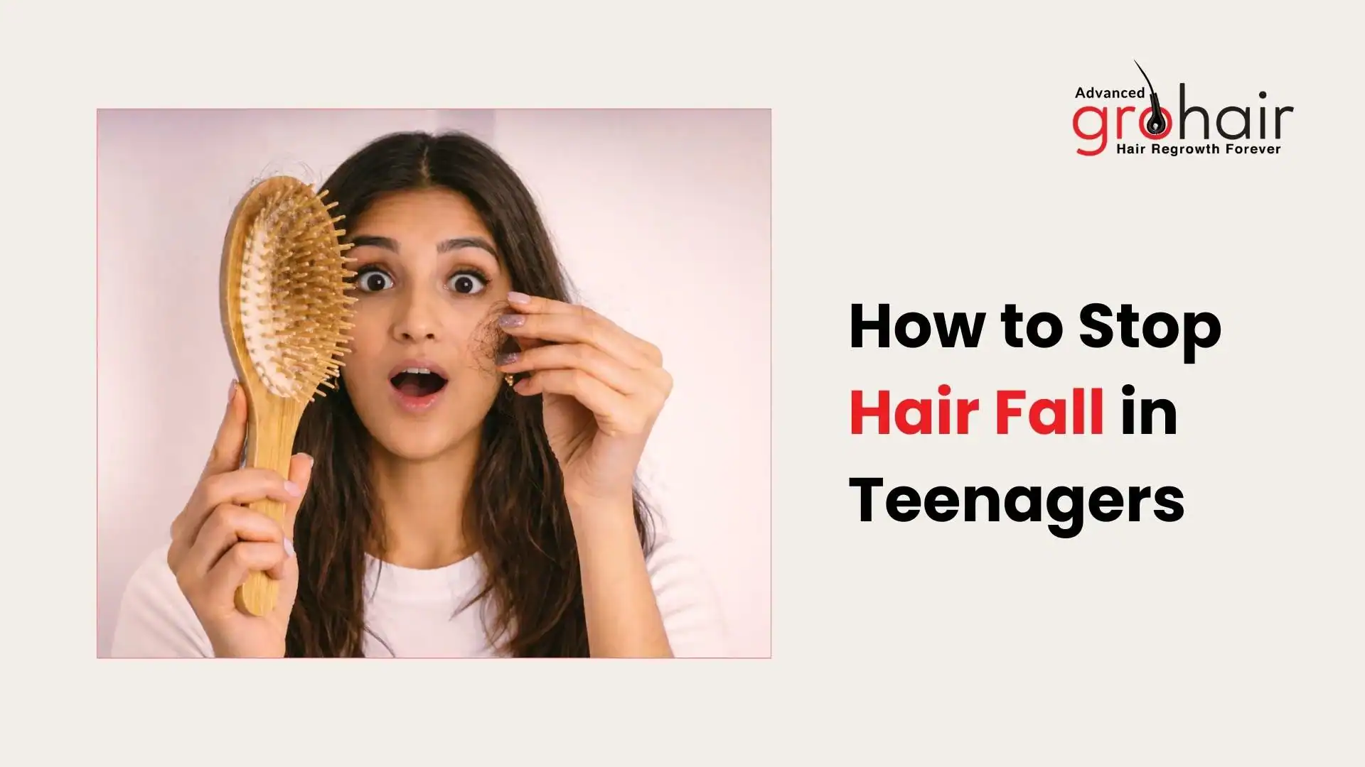 How to Stop Hair Fall in Teenagers